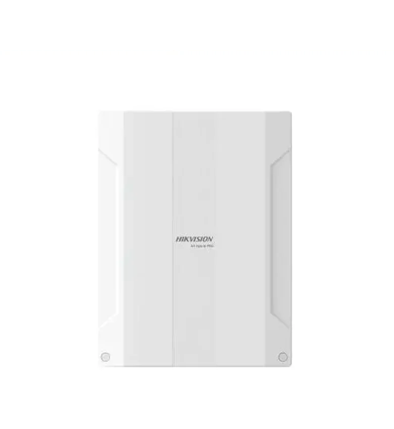 Panneau d'Alarme HIKVISION DS-PHA64-LP(O-STD) AX Hybrid Pro – 64 Zones, 8 Zones Filaires Directement sur le Panneau, 56 Zones Extensibles Sans Fil ou Filaire, Connexion TCP/IP et WiFi, Module 3G/4G en Option, Hik-Connect