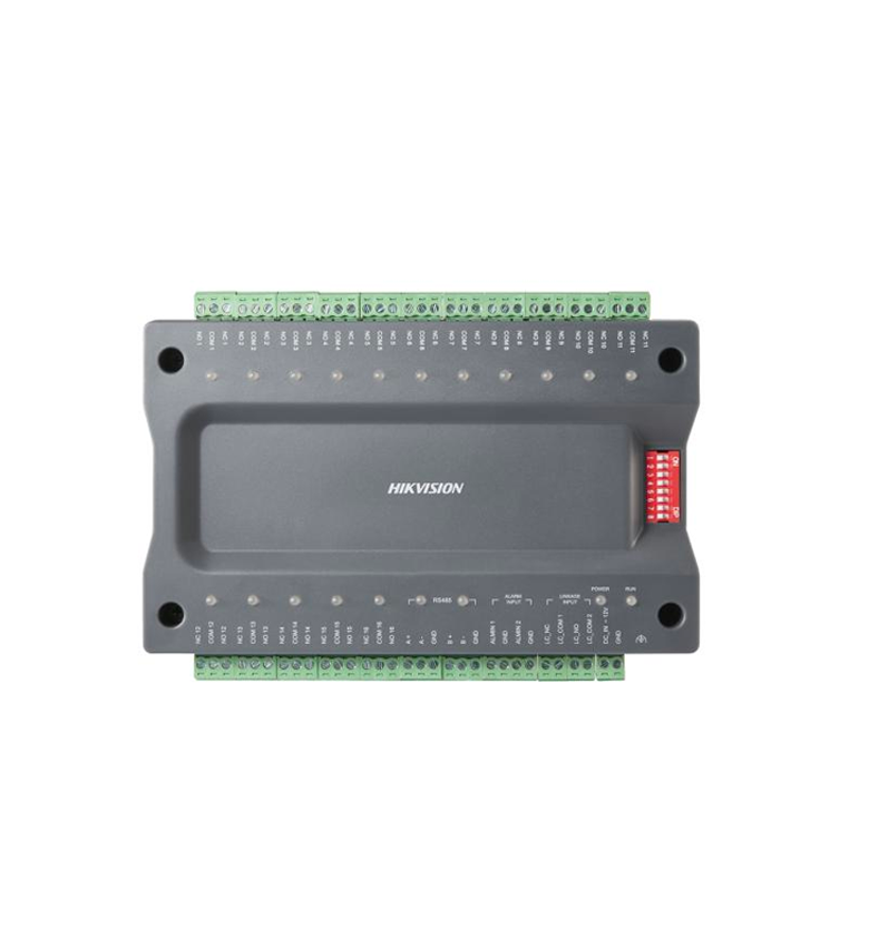 Sous-Contrôleur d'Ascenseur HIKVISION DS-K2M0016A – Connectable avec jusqu'à 16 Relais pour Contrôle des Boutons d'Étage