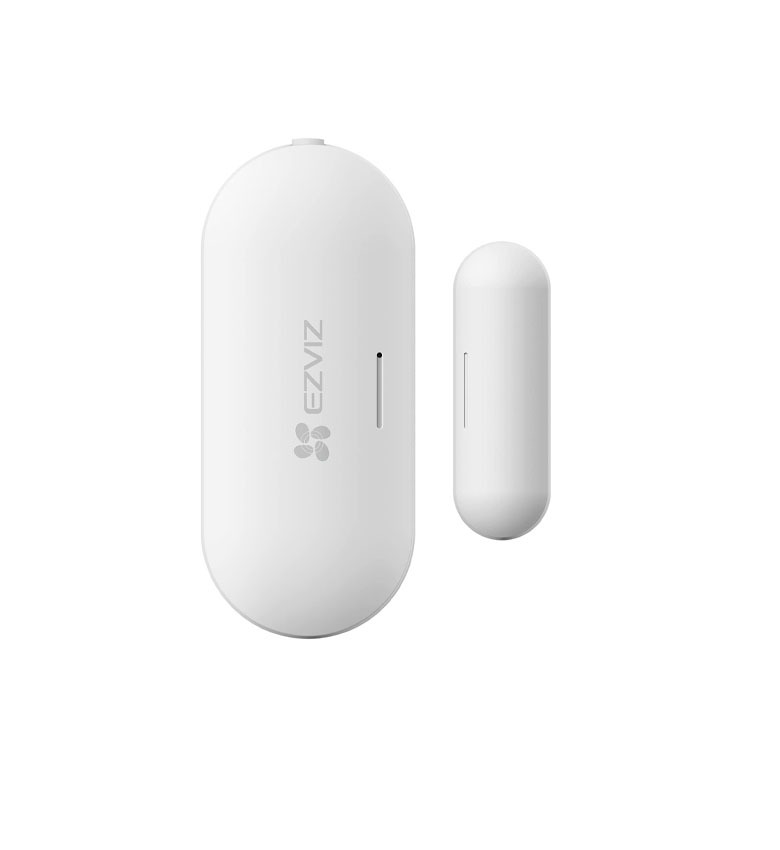 Détecteur d'Ouverture/Fermeture Connecté EZVIZ T2C – pour Portes et Fenêtres, Autonomie 2 Ans, Compatible Centrale d'Alarme EZVIZ A3