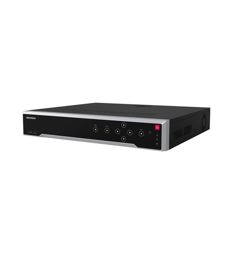Enregistreur NVR PoE HIKVISION DS-7716NI-M4/16P – 16 Canaux, Sortie HDMI 8K, Enregistrement 32 MP, 4 Emplacements Disques Durs SATA (Max 56 To), Switch PoE 16 Ports (200W), Format Rack 1.5U, Idéal pour Grand Stockage de PME
