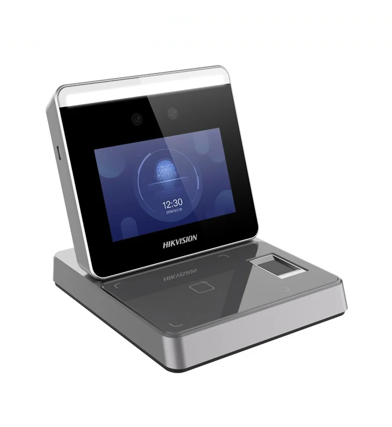 Contrôle d'Accès HIKVISION DS-K1F600U-D6E-F(O-STD) – Station d'Enrôlement, Reconnaissance Faciale, Empreinte Digitale, Carte RFID/MiFare