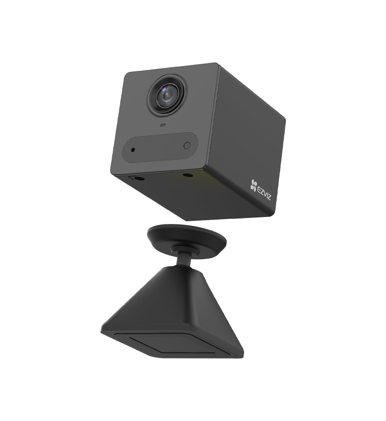 Caméra de Surveillance WiFi Intérieure sur Batterie EZVIZ CB2 1080P Noire – Batterie 2000mAh, Détection de Personnes, Vision Nocturne 5m, Audio Bidirectionnel, USB-C, Fixation Magnétique, Idéale Caméra Bébé
