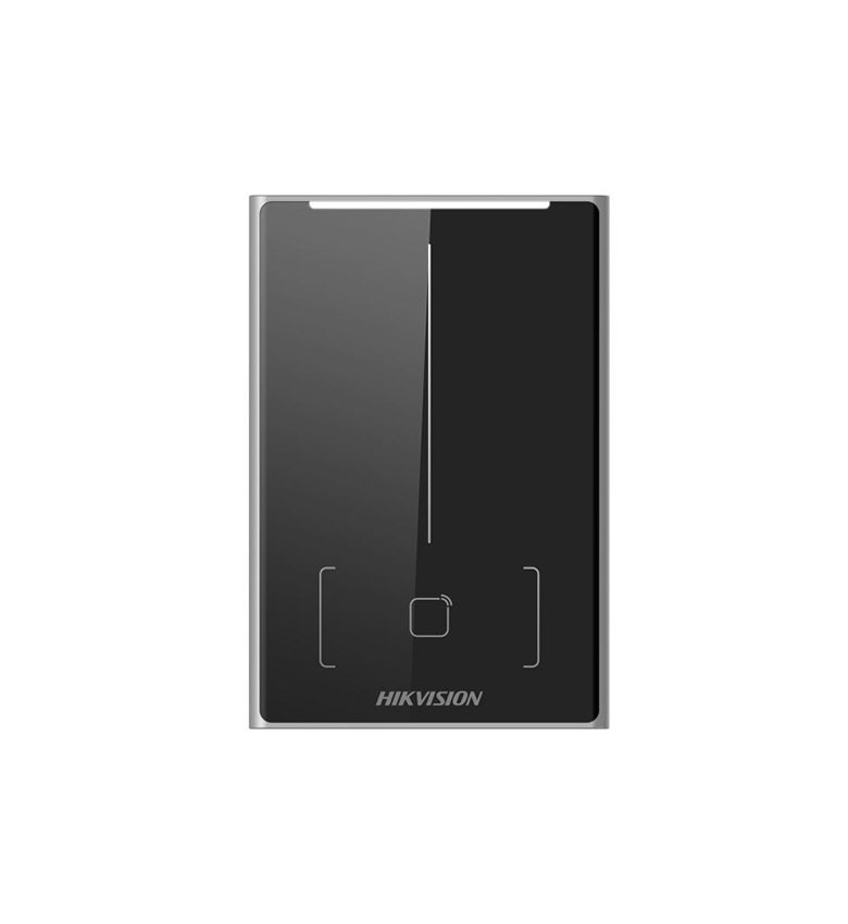 Lecteur de Contrôle d'Accès RFID et Mobile HIKVISION DS-K1109DB – Support Bluetooth (NFC) et Badges Mifare/DESfire, Protocoles OSDP et Wiegand, Étanche IP65, Idéal pour Accès Sécurisé sur Smartphone