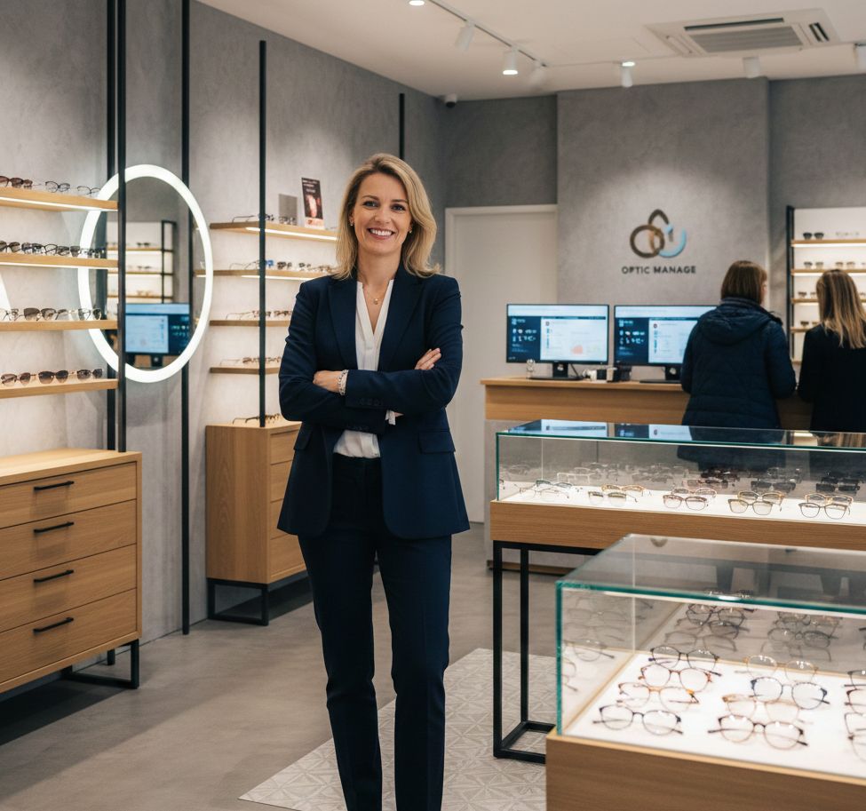 An abstract image representing optical services