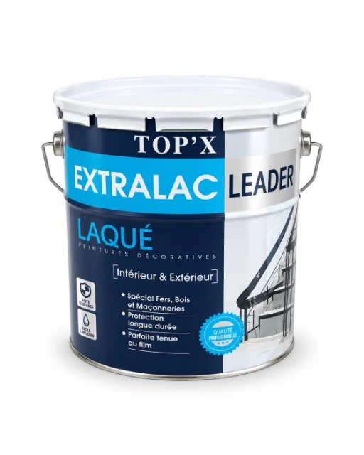PEINTURE TOP'X LAQUE 3KG NOIR