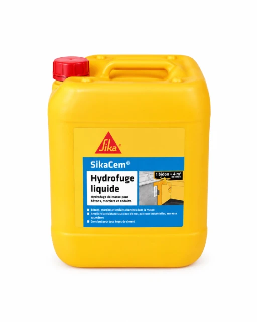 HYDROFUGE LIQUIDE POUR BETON SIKA 20L 