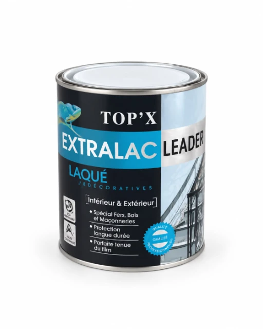 PEINTURE TOP'X LAQUE 1KG BLEU FONCE