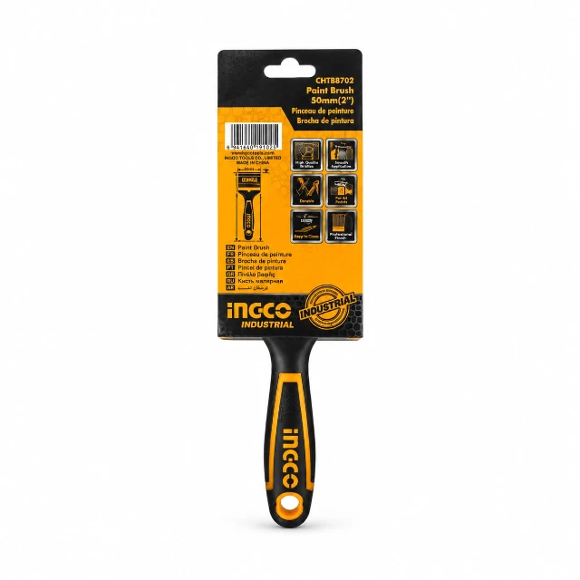 PINCEAU INGCO 50mm NOIR/JAUNE REF CHPTB8702 