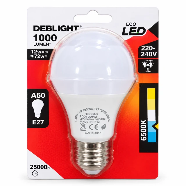 AMPOULE DEBLIGHT 1000LM E27 REF EL600343