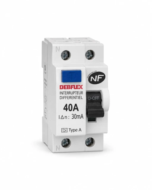 INTERRUPTEUR DIFFERENTIEL DEBFLEX 40A