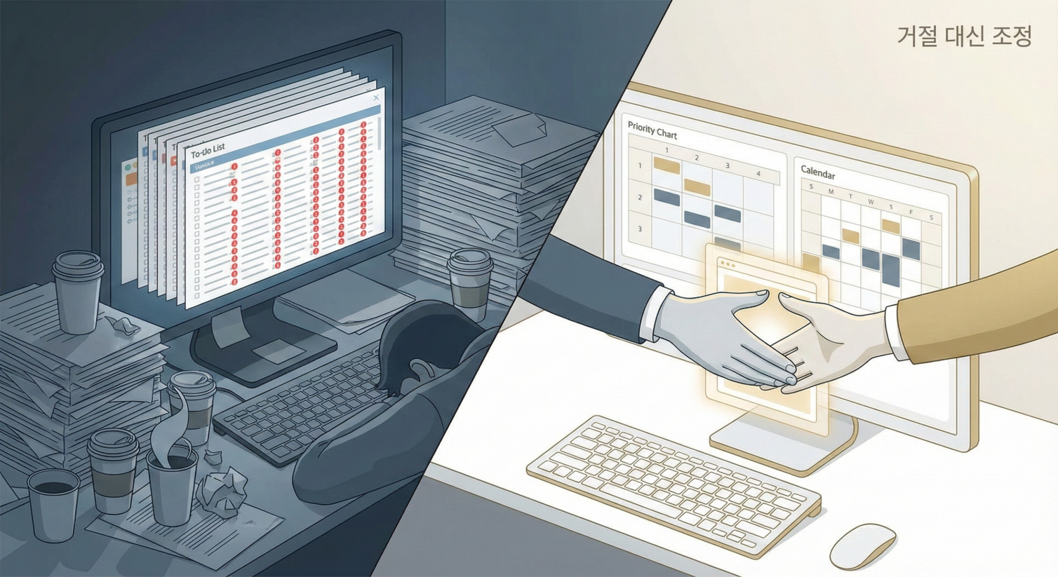 거절 못 해서 야근하는 당신에게: 1on1을 통해 업무 우선순위를 '조정'하는 기술