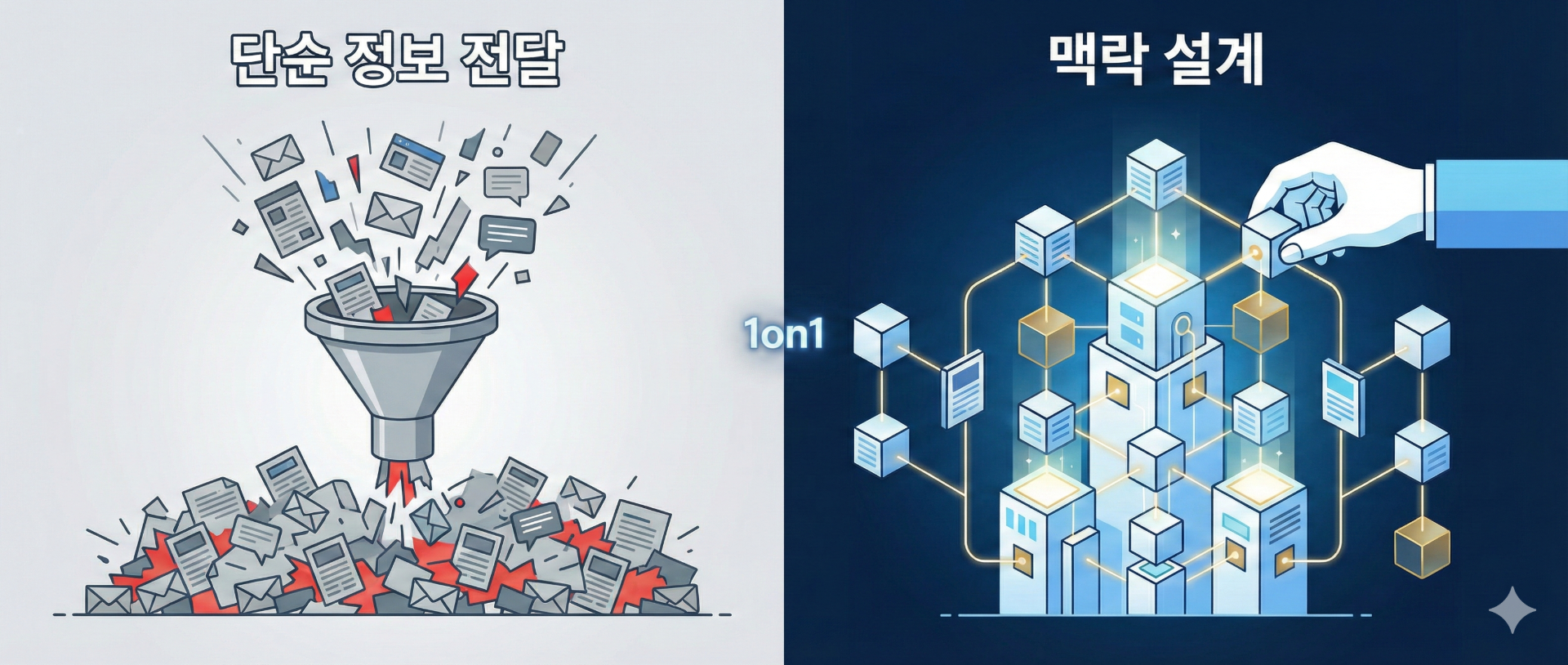 AI 시대 리더의 생존법: 정보의 '전달'을 멈추고 '맥락'을 설계하라