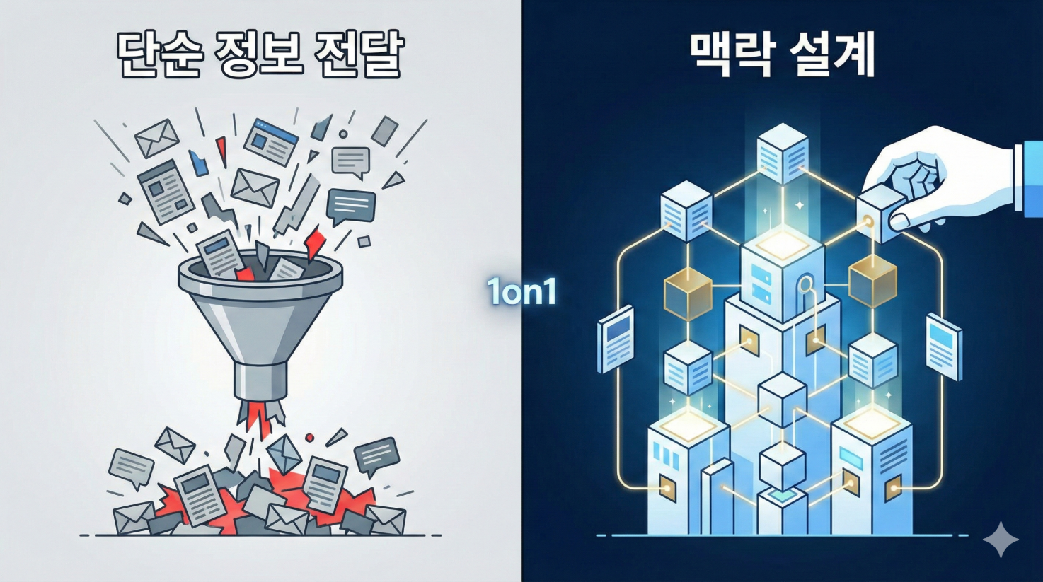 AI 시대 리더의 생존법: 정보의 '전달'을 멈추고 '맥락'을 설계하라
