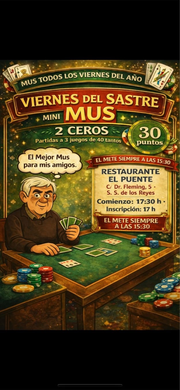 Cartel del torneo 25 de septiembre de Sastre