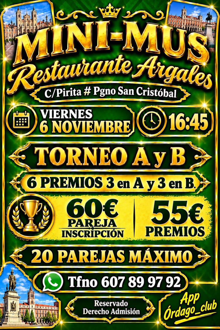 Cartel de MINI MUS " ARGALES "