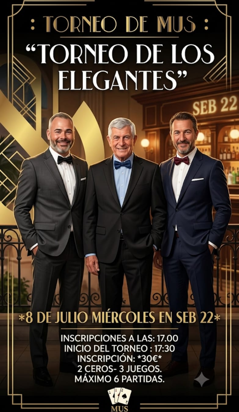 Cartel del torneo TORNEO DE LOS ELEGANTES