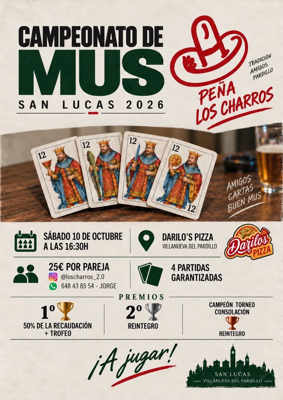 Cartel del torneo CAMPEONATO MUS SAN LUCAS 2026