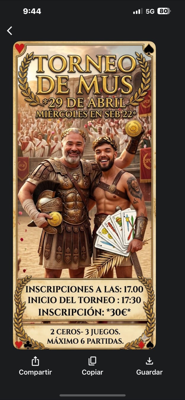 Cartel del torneo TORNEO DANI Y CLEMENT