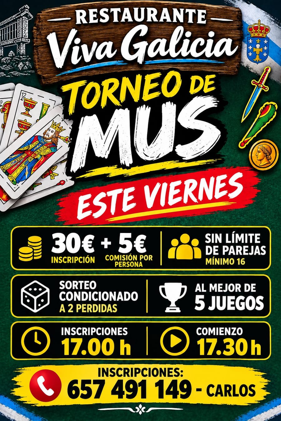 Cartel del torneo MINI VIVA GALICIA