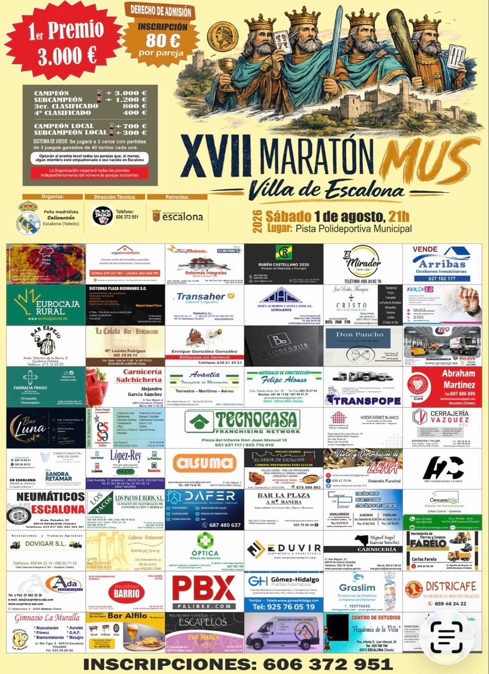 XVII EDICIÓN VILLA DE ESCALONA