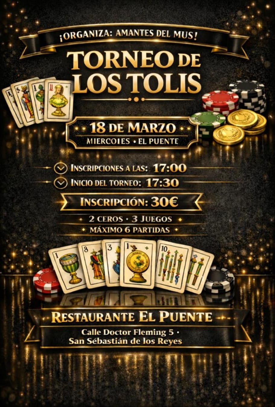 Cartel del torneo TORNEO LOS TOLILIS