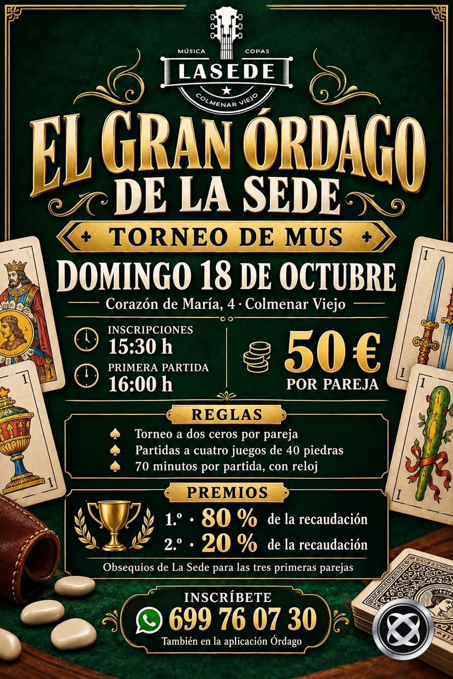 TORNEO EL GRAN ORDAGO DE LA SEDE