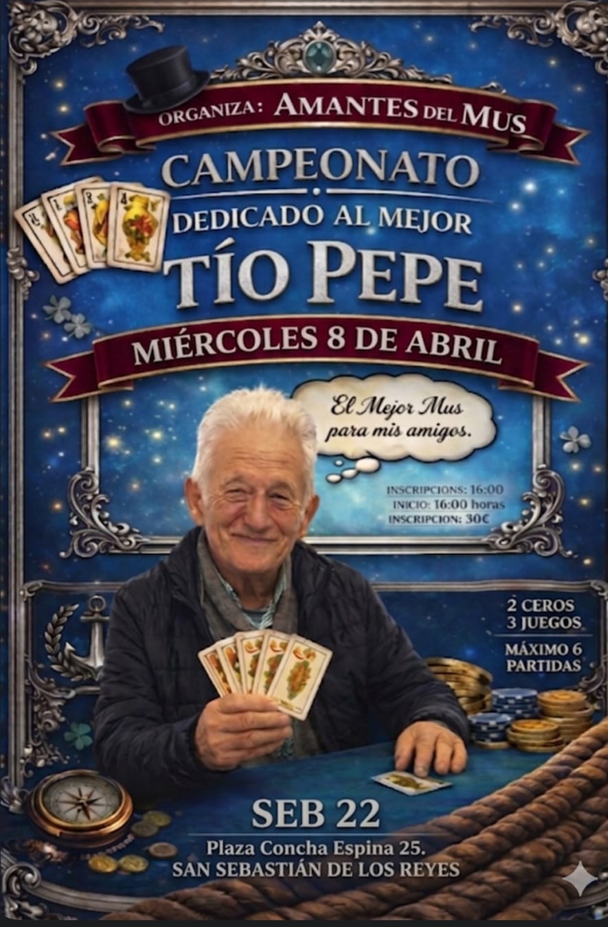 Cartel del torneo SUPER TORNEO TÍO PEPE
