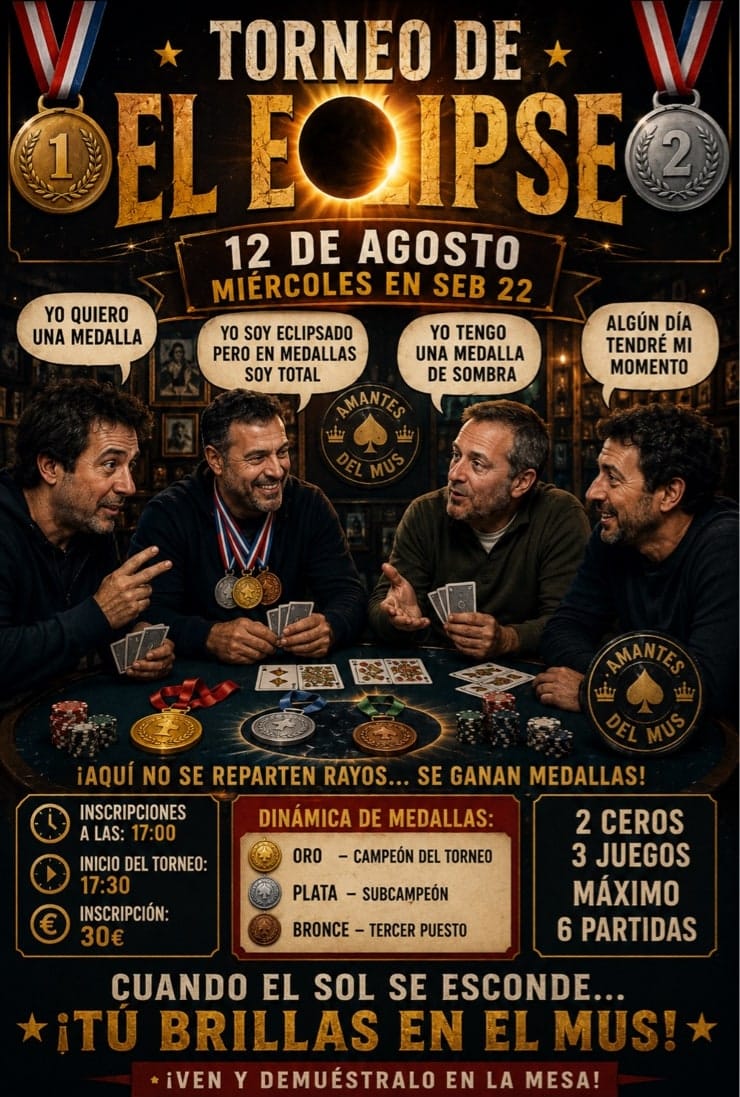 Cartel del torneo Mini B - TORNEO DEL ECLIPSE