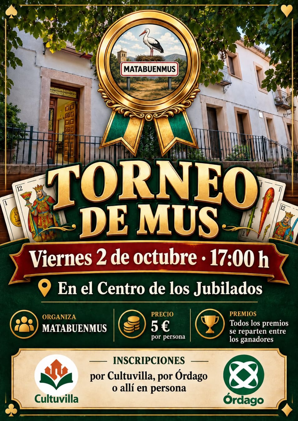Cartel del torneo Torneo en honor a los Jubilados