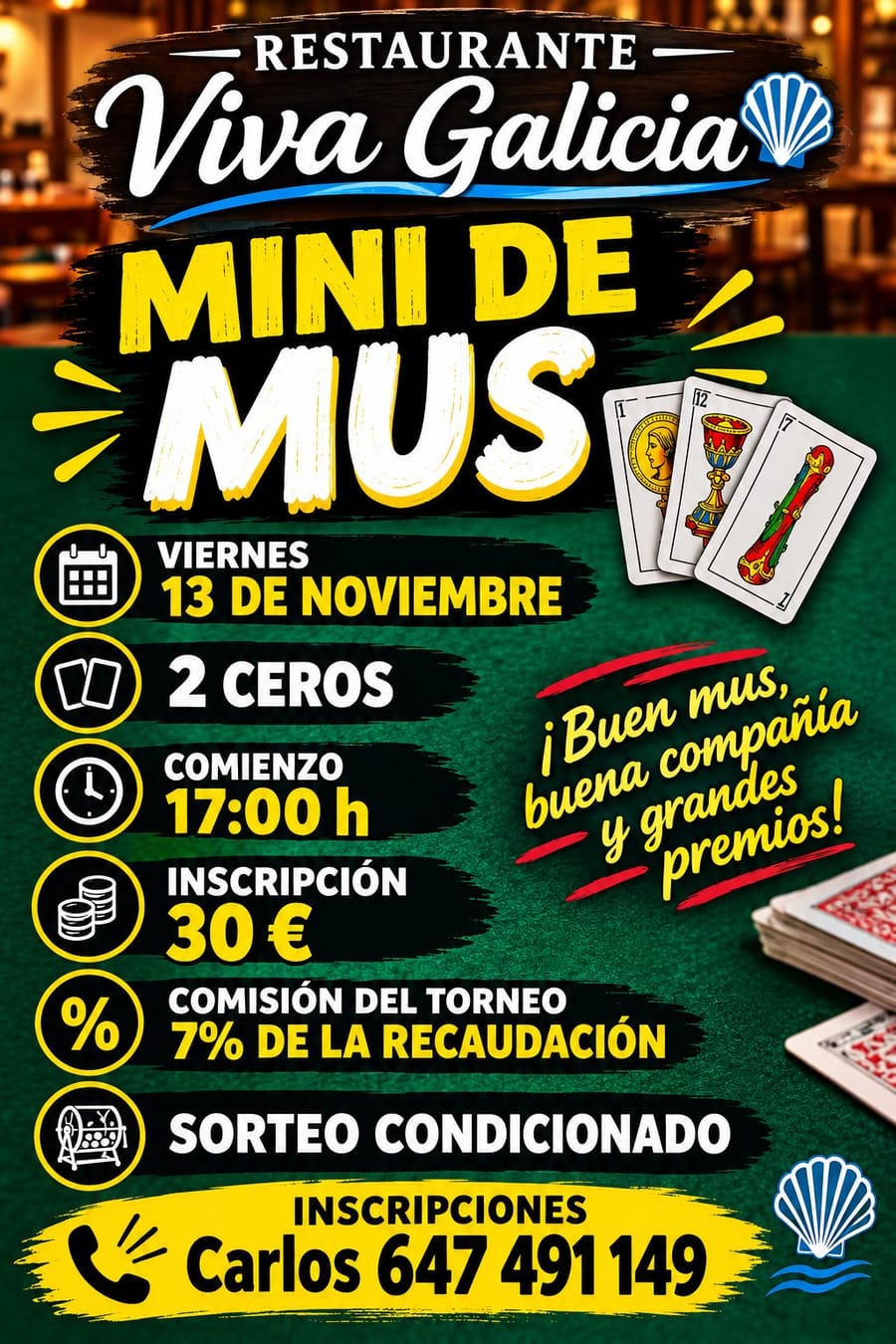 Cartel del torneo MINI VIVA GALICIA