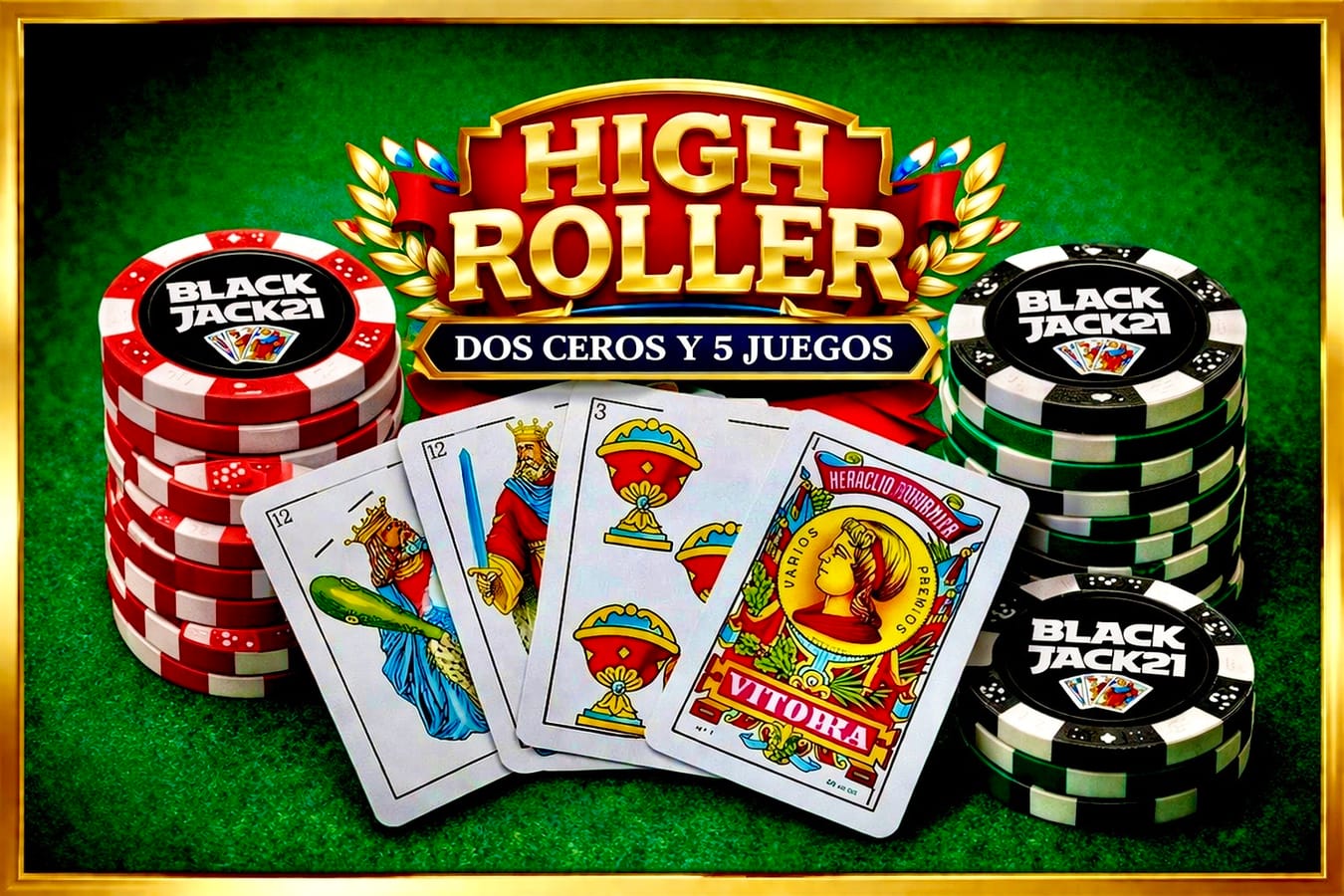 Cartel del torneo HIGH ROLLER