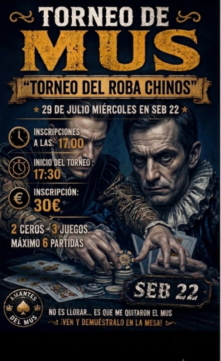 TORNEO B ROBA CHINOS