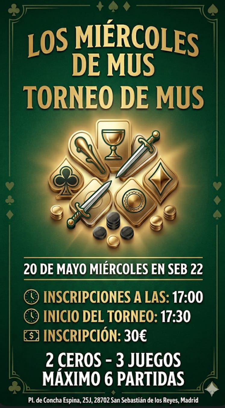 TORNEO MIÉRCOLES DE MUS