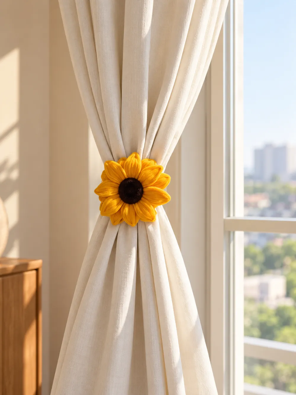Sunflower Curtain Tieback