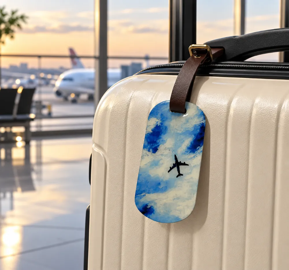 Sky Flight Luggage Tag