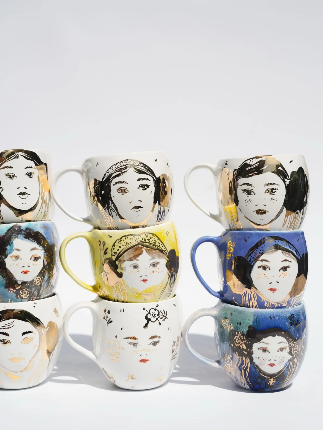 Porcelain mug, Gornyatko with Berehyny, housewarming gift, new home decor — view 2 • Jane and Mery