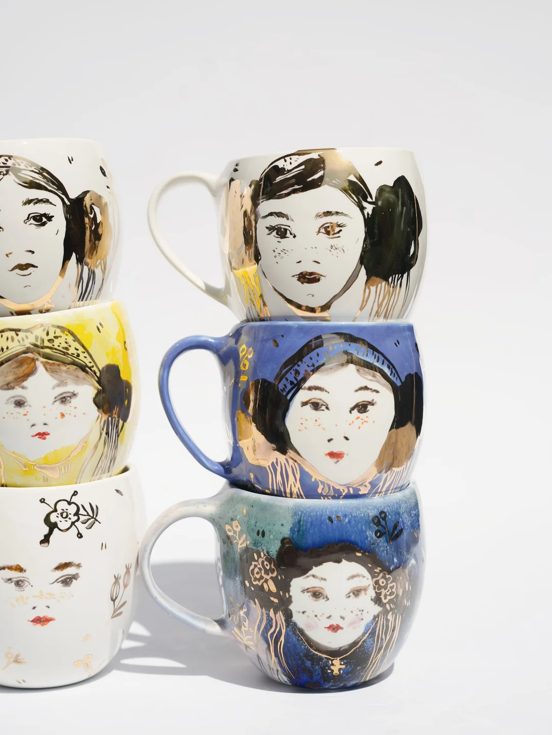 Porcelain mug, Gornyatko with Berehyny, housewarming gift, new home decor — view 3 • Jane and Mery