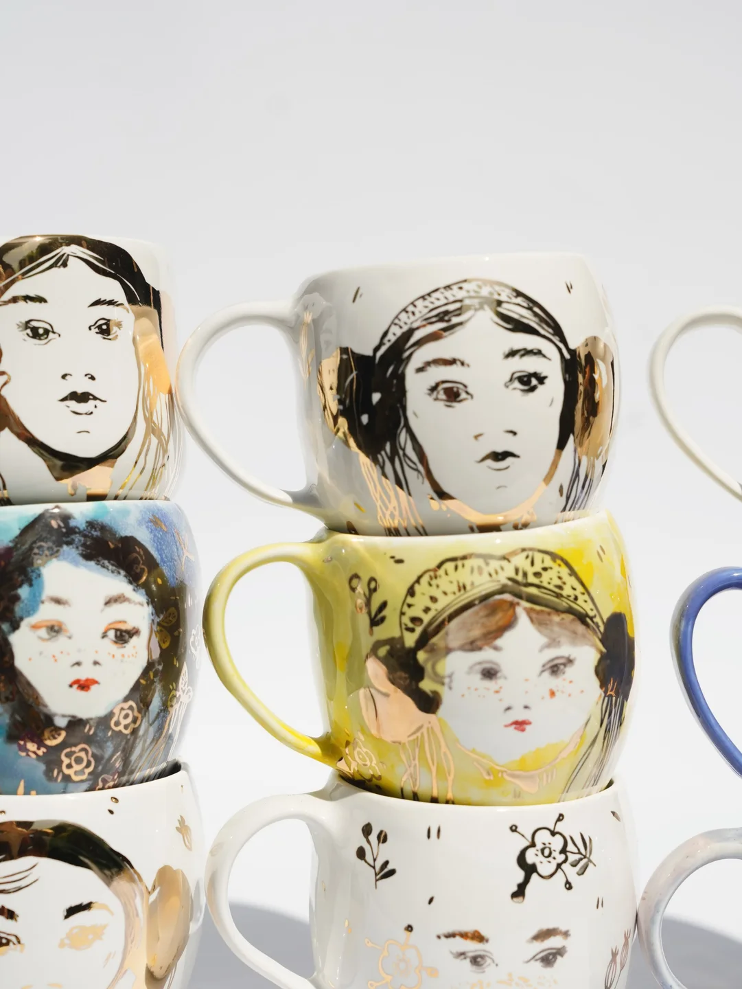 Porcelain mug, Gornyatko with Berehyny, housewarming gift, new home decor — view 4 • Jane and Mery