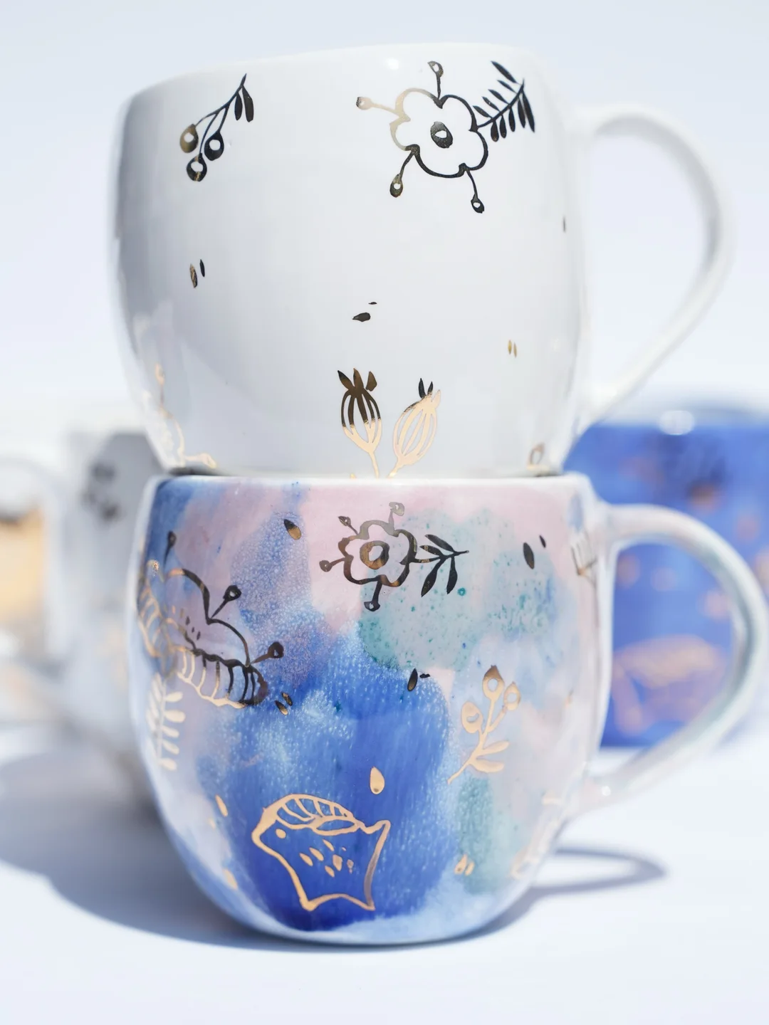 Porcelain mug, Gornyatko with Berehyny, housewarming gift, new home decor — view 5 • Jane and Mery