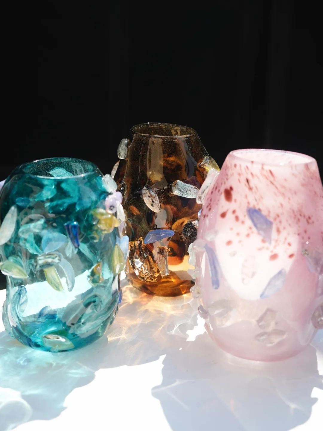 Artisan hand-blown glass vase, artisan ceramic vase, housewarming gift, new home deco… — Jane and Mery