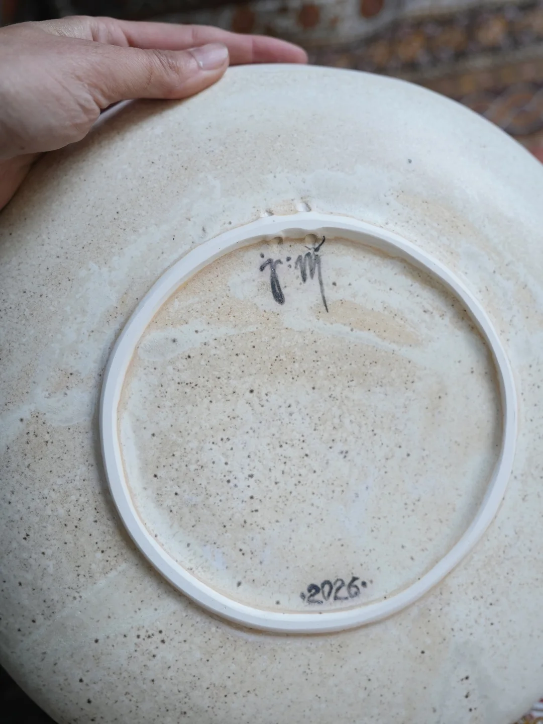 Porcelain plate, Chervneva Bereginya, housewarming gift, new home decor — view 5 • Jane and Mery