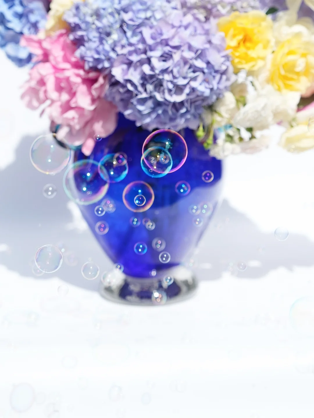 Artisan hand-blown glass vase, artisan ceramic vase, housewarming gift, new home decor — view 6 • Jane and Mery