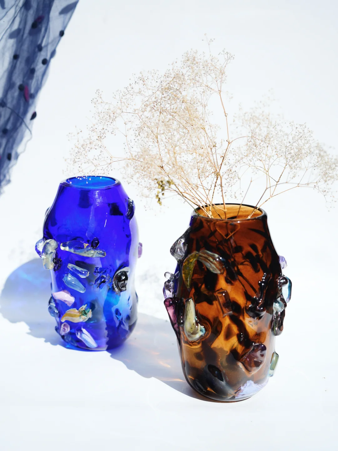 Artisan hand-blown glass vase, artisan ceramic vase, housewarming gift, new home deco… — Jane and Mery