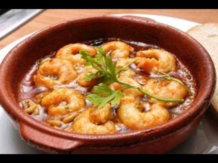 Pan-fried shrimp