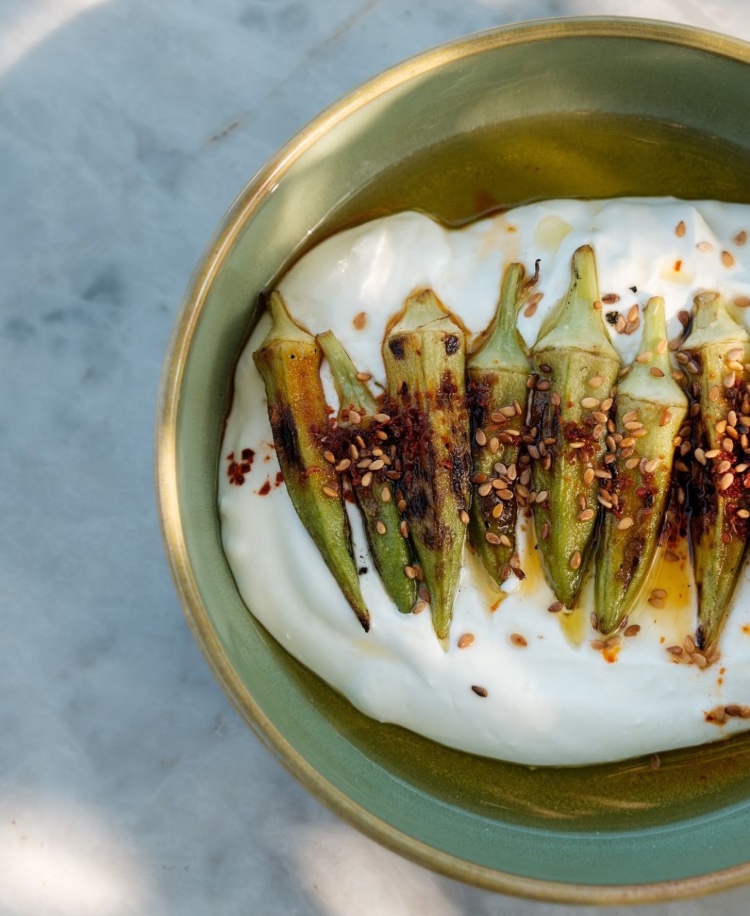 Grilled Okra