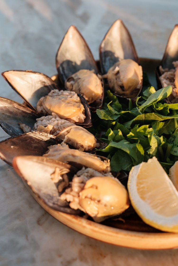 Stuffed Mussels (Rice Portion)
