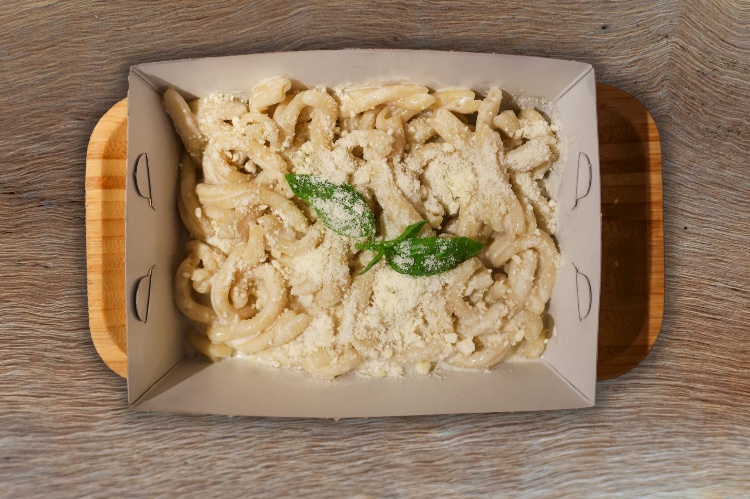Casarecce with Parmesan Sauce (Plain)