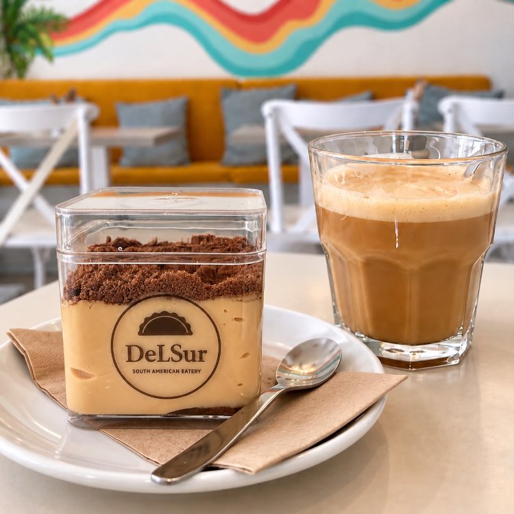 Chocotorta + coffee