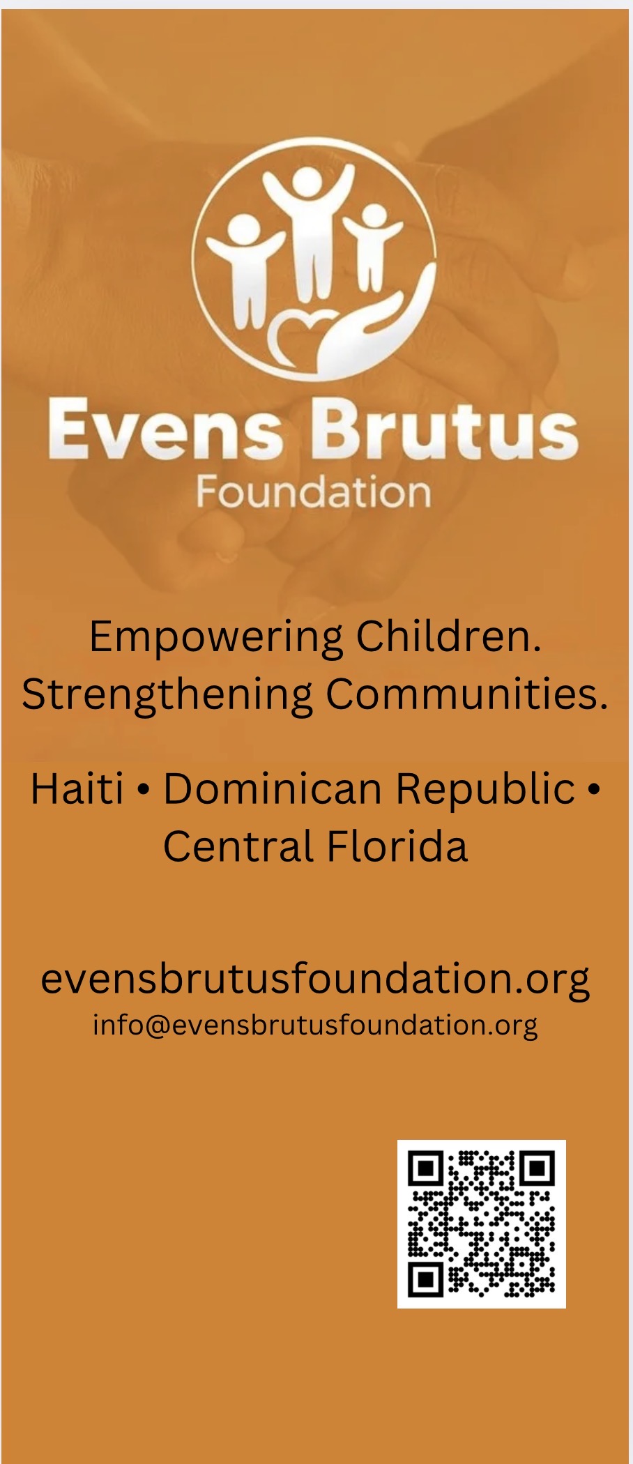 Evens Brutus Foundation banner