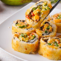 (new) Deep Fried Sushi Crab Roll